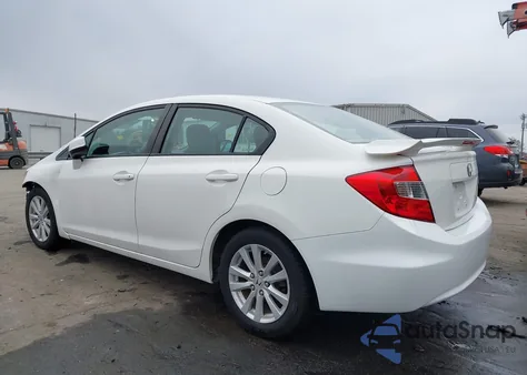 2012 Honda Civic Ex z USA, uszkodzony, nr VIN 19XFB2F80CE392860